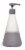 Cleancult Gray Glass Liquid Dish Soap Bottle Perspective: front