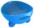 Pet Life 'Modero' Dishwasher Safe Modern Tilted Dog Bowl - One Size / Blue Perspective: front