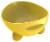 Pet Life Modero Dishwasher Safe Modern Tilted Dog Bowl Perspective: front