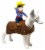 Pet Life Yeepaw Cowboy Pet Holiday Dog Costume Perspective: front