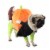 Pet Life Pumpkin Mon Halloween Pet Dog Costume Perspective: front
