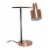 Lalia Home Iron Mid Century Table Lamp in Rose Gold Perspective: front
