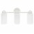 Lalia Home Essentix Contemporary Three Light Metal and Opaque White Glass Shade Vanity Upl Perspective: front