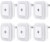 LED SENSOR NIGHT SLEEP WALK SECURITY ALERT LIGHT FOR HOME OFFICE BATHROOM KITCHEN - 6 PKS Perspective: front