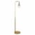 Henn&Hart 12  Brass Finish Metal/Glass Floor Lamp Perspective: front