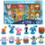 Blues Clues Stamps 12pk Tickety Josh Shovel Pail Slippery Soap Magenta Paprika PMI Perspective: front