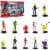 Miraculous Ladybug Pencil Toppers 12pk Rena Rouge Character Favors Figure Set PMI Perspective: front