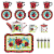 GOSSI Incorporated Lady Bug Tin Tea Set Perspective: front