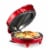 2-Section Omelet Maker Metallic Red Holstein Housewares Perspective: front