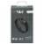 Fitbit Inspire Midnight Zen Black Electronic Wearable Perspective: front