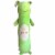 Velvet Bolster Plush Pillow | Swiss Jasmine Plushies | Froggie Stuffed Animal | 43 Inches Perspective: front