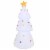 6' White Christmas Tree Inflatable Decoration LED Blow Up Outdoor Yard Decor Perspective: front