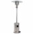 Sunnydaze Outdoor Propane Patio Heater with Cover/Wheels - 7 Foot - Stainless Perspective: front
