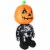 Sunnydaze Pumpkin Head Skeleton Halloween Inflatable Yard Decoration - 4 ft Perspective: front