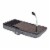 Teamson Home Trapezi Lap Desk with LED Light, Mouse Pad and Slot, Brown/Gray Perspective: front