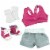 Sophia's Bra, Shorts, Socks and Hi-Top Sneakers for 18  Dolls Perspective: front