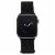 Apple Watch Woven Elastic Band - Black Perspective: front
