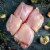 Kosher Boneless Skinless Chicken Leg/Thigh Fillets, 2x Packs, 2 lbs per Pack Perspective: front