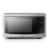 Chefman 1.1 Cubic Foot Countertop Microwave Oven - Stainless Steel Perspective: front