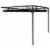 vidaXL Garden Wall Gazebo with Retractable Roof Canopy 118.1 x118.1 Anthracite Perspective: front