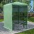 vidaXL Greenhouse with Shelves Steel 89.4 x87.8 Perspective: front
