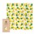 Beeswax Sandwich Wrap, Large Beeswax Wrap, 13" x 13" Perspective: front