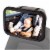 Lusso Gear 11.5 Baby Backseat Car Mirror for Rear Facing Car Seats, Black Perspective: front