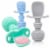 Upward Baby Silicone Spoons 3Pc Multi Perspective: front