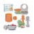 Upward Baby 8Pc Set Bib Spoon Bowl Cup - Multi Perspective: front