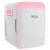 Cooluli Classic 10 Liter Portable Compact Mini Fridge - Pink Perspective: front