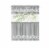 Kate Aurora Pacifico 3 Piece Kitchen Curtain Set - 36 in. Long - Silver Perspective: front