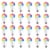 A21 WiFi Smart LED Light Bulb, 12W 1100LM, Alexa/Google/SIRI, ETL and Energy Star (24 Pack) Perspective: front