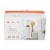 Full Circle® Stash™ White Modular Ceramic Sink Caddy Perspective: front