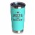Bevvee™ Legend Has Retired - Insulated Coffee Tumbler - Funny Retirement Gifts - Teal, 20 oz Perspective: front