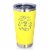 Bevvee™ Cheers 2 Years - Insulated Coffee Tumbler - 2nd Anniversary Gifts - Yellow, 20 oz Perspective: front