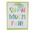 Seasonal Celebrations Snow Much Fun Value Cub Gift Bag Perspective: front