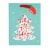 Seasonal Celebrations Holly Jolly Tree Value Cub Gift Bag Perspective: front