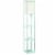 Simple Designs Wood Etagere Shelving Floor Lamp in Aqua Blue with Cream Shade Perspective: front
