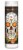 St. Jude Candle Company Day of the Dead Unscented Candle - Dia de los Muertos Perspective: front