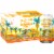 Golden Road Brewing Mango Cart Non-Alcoholic Wheat Brew Perspective: front