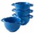 Bruntmor Blue 24 Oz x 4 French Onion Soup Crocks with Handles Perspective: front