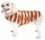 Pet Life Luxe Tira-Poochoo Tiramisu Patterned Mink Dog Coat Jacket Perspective: front