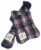 Touchdog 2-In-1 Tartan Plaided Dog Jacket With Matching Reversible Dog Mat Perspective: front