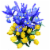 Tulip & Iris Bouquet Perspective: front