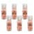 Himalayan Chef Pink Salt, Pure Himalayan Salt, Small Glass Grinder – 6 Packs | 4.2 Oz Each Perspective: front