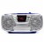 Riptunes Cd Boombox With Bluetooth, Blue Perspective: front
