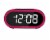 Riptunes 1.4  Display Alarm Clock w/5 sound settings - Pink Perspective: front