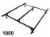 40 Mm Angular Steel Bed Frame That Extends To Fit  Full , Queen And King Beds Perspective: front