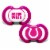 Indianapolis Colts 2-Pack Pink Pacifier Perspective: front