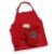 MUkitchen Microfiber Dishcloth With Built-In Scrubber, 12 by 12-Inches, Crimson Perspective: front